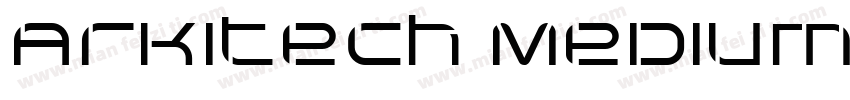 Arkitech Medium字体转换